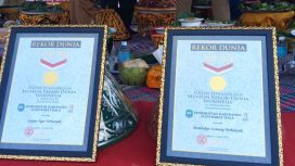 Penghargaan Rekor MURI Meuseuraya Toet Leumang dan Tape Terbanyak di Abdya