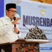 Bupati Aceh Tengah, Haili Yoga, membuka Musyawarah Perencanaan Pembangunan (Musrenbang) RKPD Tahun 2027 di Gedung Oproom Setdakab Aceh Tengah, Rabu, 15 April 2026.