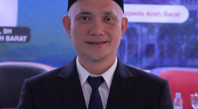 Plt Kadis PUPR Aceh Barat Fadly Octora/foto dok : PUPR 