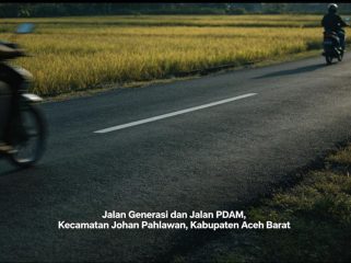 Ilustrasi jalan generasi kecamatan Johan Pahlawan, Kabupaten Aceh Barat tanpa PJU, Kamis (25/6/2026)